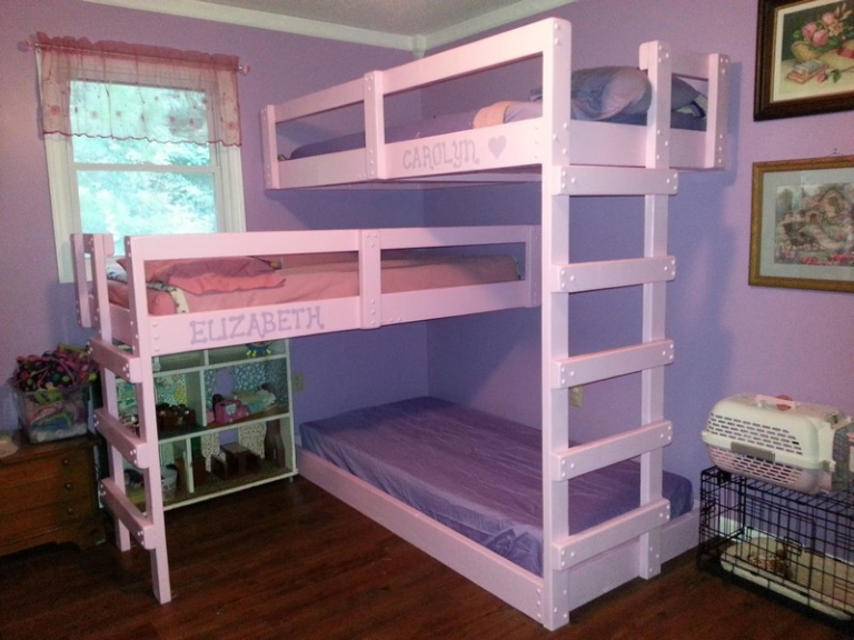 How To Build A Triple Bunk Bed Builders Villa