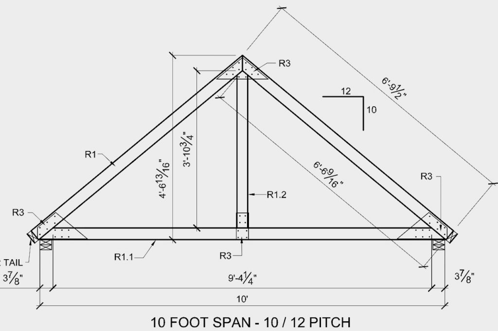 How to build a roof truss for a shed Builders Villa